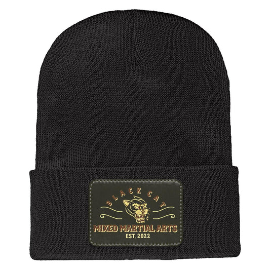 Panther Adult Cuffed Knit Beanie